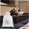 ABOOFAN 1Piece Lavender Sachet Bags Empty Drawstring Pouches for Aromatic
