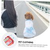 Sosoport 4pcs Pet Vest Chihuahua Puppy Clothes Pet Clothes Dog