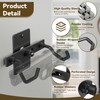Pistol Wall Mount Rack - Adjustable Handgun Display Holder Fits
