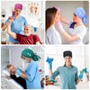 JoyRing - Gorras quirúrgicas para mujer, 4 gorras ajustables con