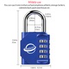 SISAV Combination Lock 4 Digit Outdoor Combination Padlock for School