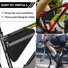 Lunaanda Bicycle Bag Frame, Waterproof Bicycle Triangle Bag with Reflective