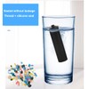 LIUJZZJ Pill Box Key Ring Waterproof with 3 Separable Compartments