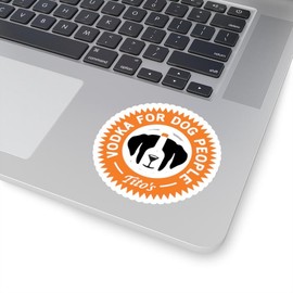 Fun Tito's For the Dogs Sticker  Multiple Sizes - size: 3" × 3", surface: White