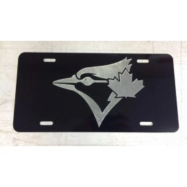 BLVD Toronto Blue Jays Car Tag Diamond Etched on Aluminum License Plate