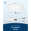 FARE Oversized Pocket Umbrella Skylight - Effective Umbrella with LED