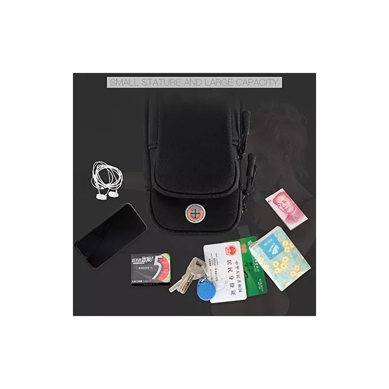 generic Brazalete Deportivo Con Soporte Para Teléfono Móvil, Negro