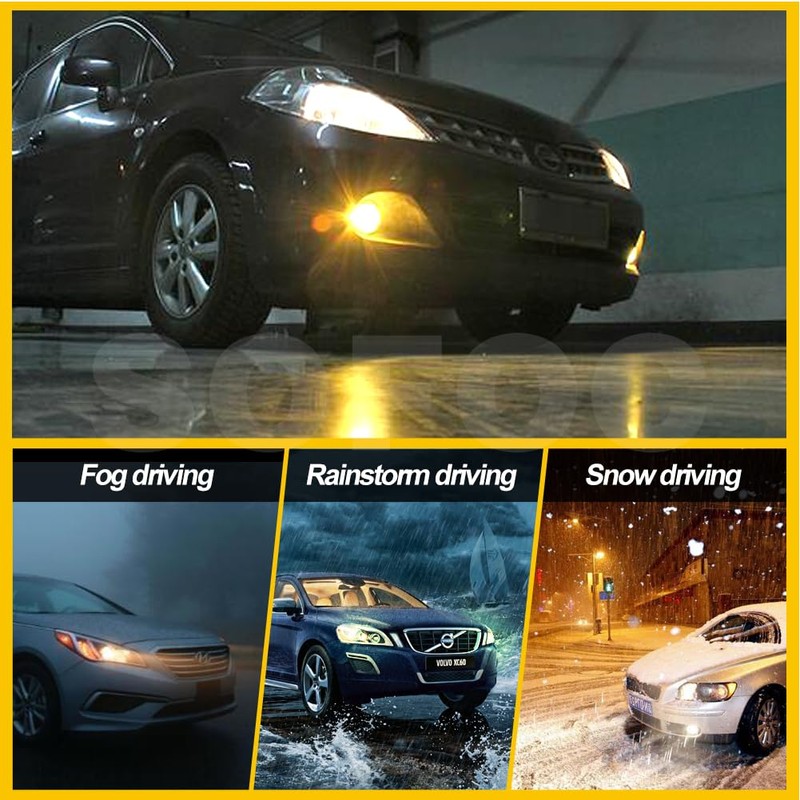 SOFOC Super Bright H1 Car Fog Light Headlights High/Low Beam