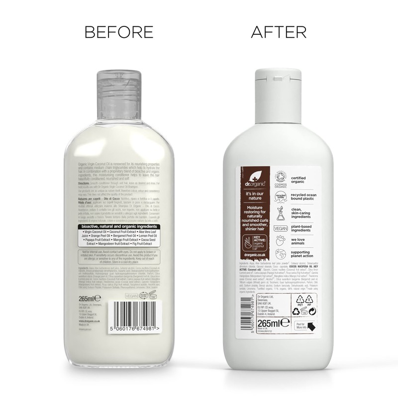 Dr. Organic Cocco 265 ml Conditioner 265 ml (Pack of