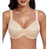 DotVol Women's Underwire Minimizer Comfortable Full Coverage Everyday Bra with