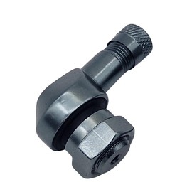 1x Motorcycle Aluminium Angle Valve Grey Anthracite 11.3 mm Valves Angle Valve
