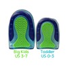 KidSole Sport Shock Absorbing Lightweight Gel Heel Cups for Kid's