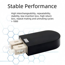 TXWTXPJ-2 Pack SC Multimode 50/125µm Fiber Optic Loopback Adapter,Multi Mode SC/UPC Fiber Optic Loopback Tester,Loopback Adapter/Test Plug for Testing Applications