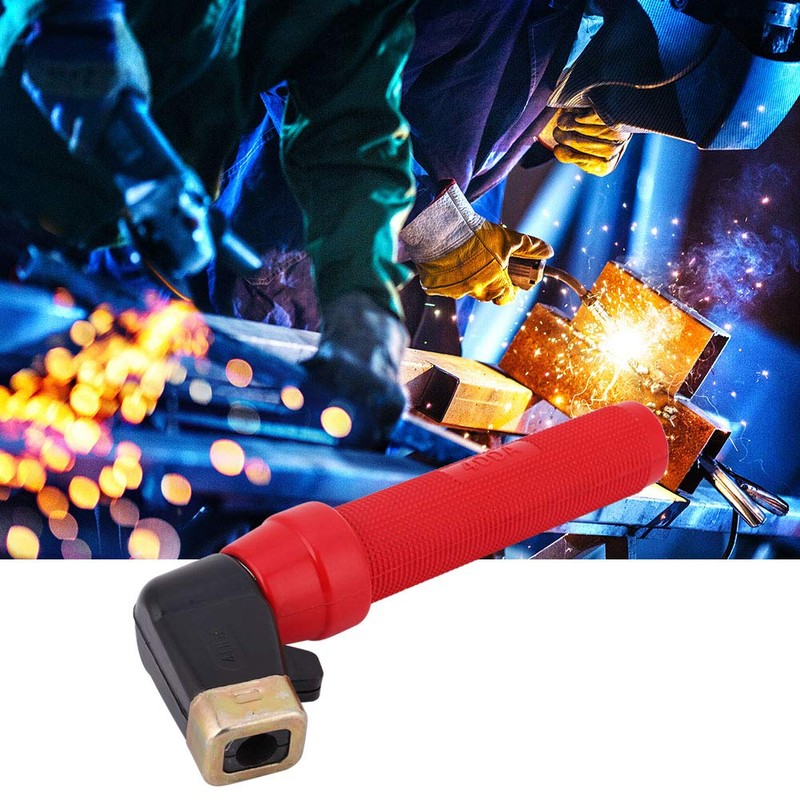 Zwinner Portaelectrodos de soldadura 400A, cobre puro, rojo