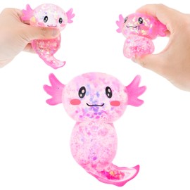 Squishy Stress Glitter Blobfish Toy for Kids Adults, Sugar Balls - Syrup Molasses Thick Glue/Gel Stretch Ball - Ultra Squishy and Moldable Slow Rise Relaxing Sensory Fidget Stress Toy