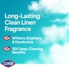 Clorox Splash-Less Bleach, Concentrated Formula, Clean Linen, 40 Ounce Bottle