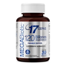 Probioticos 17 Cepas De 120 Billones Megabiotic 30 Capsulas