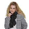 Lina & Lily Elastic Ruffle Faux Fur Women's Winter Pull-through
