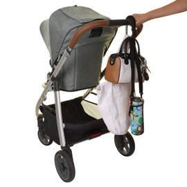 Dreambaby Stroller Hook (Long Foam) - Easily Clip Things to Your Stroller - Stroller Clip