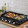 Griddle For Gas Grill, 25" x 16" Large Ceramic Coating