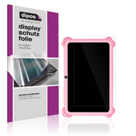 dipos I 2 x Clear Screen Protectors for Zcobro Children's Tab 10 Inch Screen Protector, Ultra Thin, Case-Friendly, Fingerprint Compatible