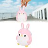 Piggy Bank Cartoon Cute Penguin Shape Pink Large Capacity Coin