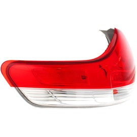Garage-Pro Tail Light Lamp Assembly Compatible With 2011-2014 Toyota Sienna Body Mounted With Bulb Driver Left Outer