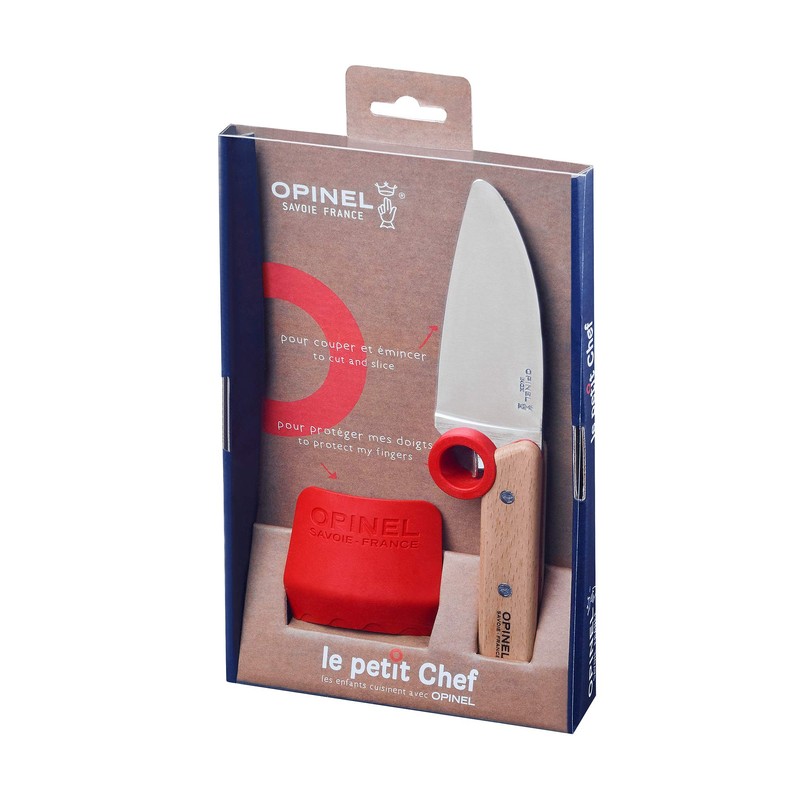 Opinel Le Petit Chef Knife Set, Chef Knife with Rounded