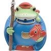 Daikai Coppo Seven Lucky Gods Ebisu 1.9 x 1.7 x 2.1 inches (4.7 x 4.2 x 5.3 cm) 73721 Green