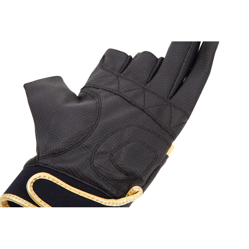 Marukyu TR-01 Fishing Gloves, 3 Cuts, Medium, White/Silver