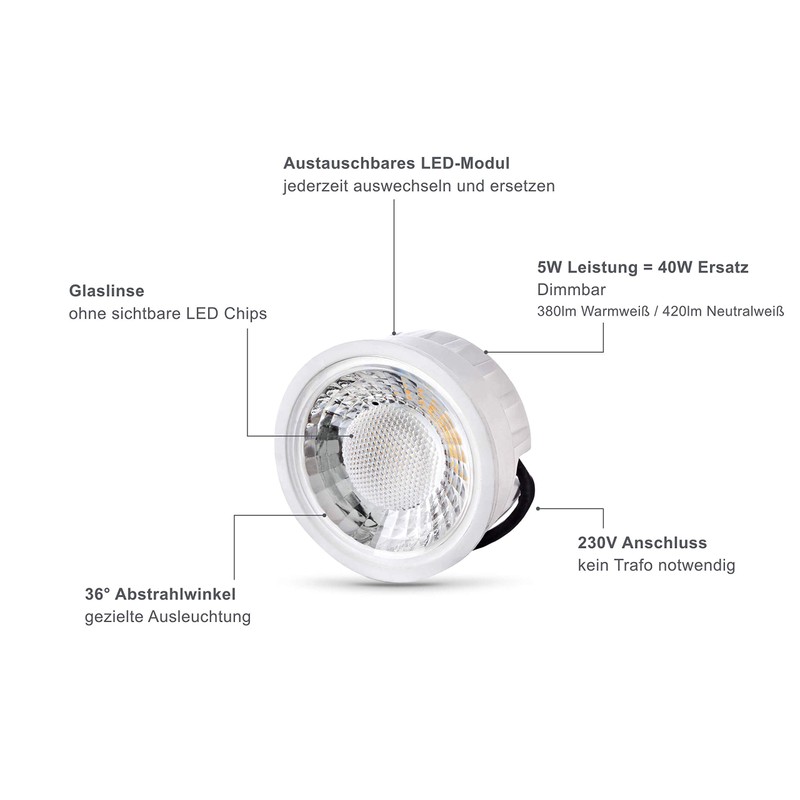 lambado® Modern Garden Light with Ground Spike Including LED 5
