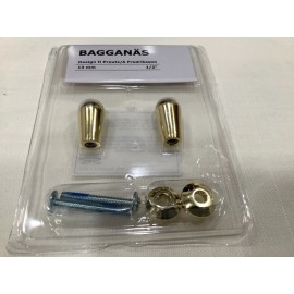 IKEA 2 IKEA Bagganas Knobs Brass  2-Pack Drawer cabinet 603.384.09