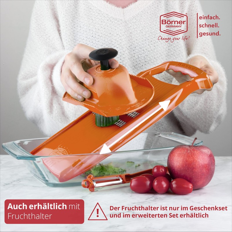 Börner Original Roko Powerline - Vegetable and Fruit Slicer Julienne