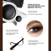 2-Pack Black Gel Eyeliner Pot with Brush – Waterproof, Smudge-Proof,
