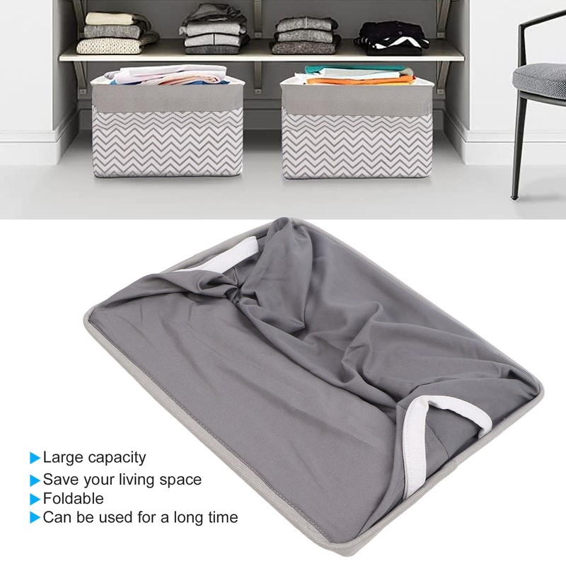 Laundry Basket Large Capacity Collapsible Towels Dirty Clothes Hamper with