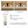 X-Molin 2-Pack Sewing Machine Light Bulb Double Contact Warm White
