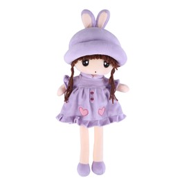 JNGUOSICN Soft Rag Doll Cute Princess Doll Soft Stuffed Plush Toy Cute Cartoon Rag Doll Room Decoration Doll Sleeping Cuddly Toy Companion Toy for Kids Children Christmas Birthday Gift Keepsake