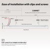 Dream Lighting 12v LED Strip Light 30cm with Switch Dimmable