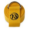 Yellow Metal D-Ring Buckle Yoga Studio Belt 2.5M