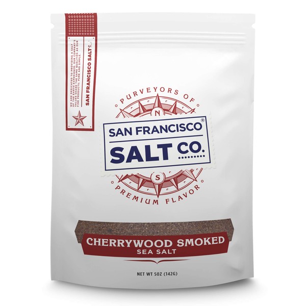 Cherrywood Smoked Sea Salt 5 oz. Pouch - San Francisco Salt Company