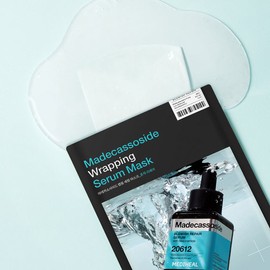 Mediheal NEW Madecassoside Wrapping Serum Mask Scar Repair 10 Sheets / 메디힐 NEW 마데카소사이드 랩핑 세럼 마스크 흔 적리페어 10매