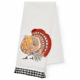 MACKENZIE-CHILDS Cotton Dish Towel, Cute Decorative Kitchen Dish Towel for Cleaning and Home Decor, Set of 1, Turkey