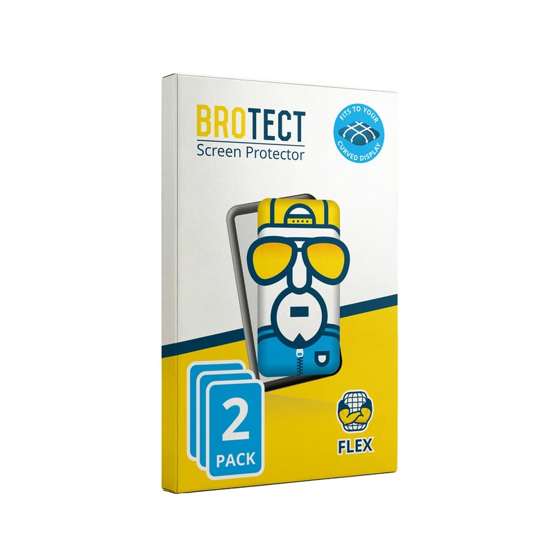 BROTECT Pack of 2 Full Cover Screen Protectors for Motast