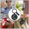 Thank You Gifts Coach Keyring - Black Appreciation Keychain for