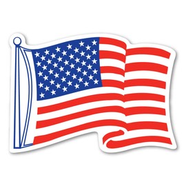 Waving American Flag Magnet
