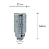 E14 Frame 3 Parts Chrome M10 x 1 Thread Lamp