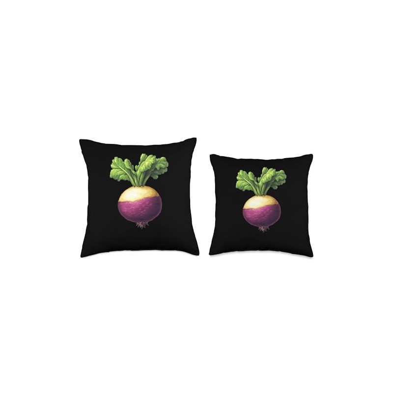 Rutabaga 16 Bit Pixel Art Throw Pillow