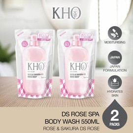 Walch [TWIN PACK] KHO Spa Body Wash Rose and Sakura 550ml - Refill