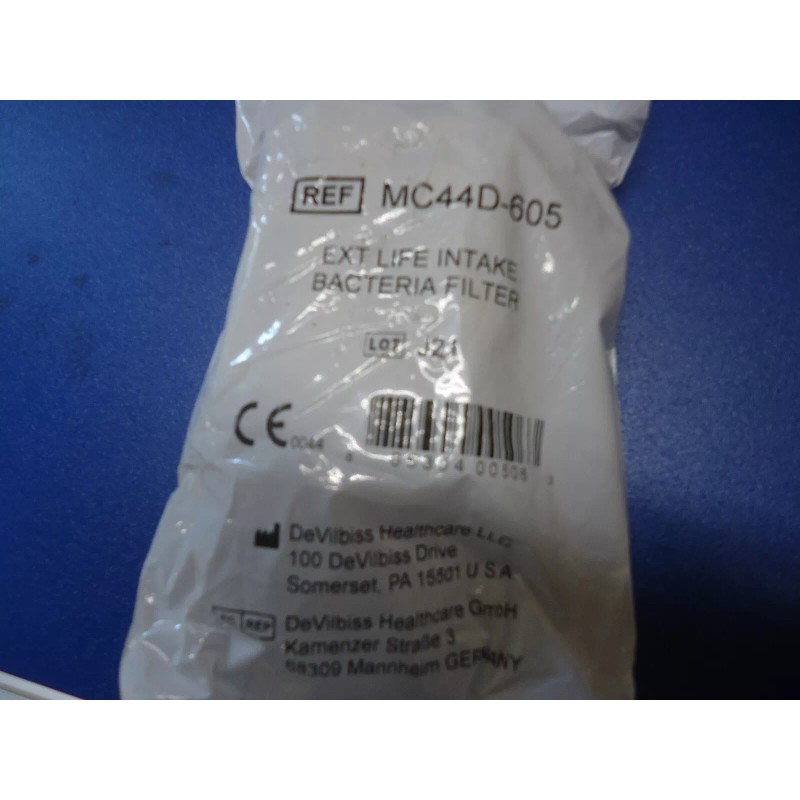 DeVilbiss 2-Pack, DeVilbiss MC44D-605 Extended Life Intake Bacteria Filter Rev