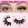 7P-807 3D False Eyelashes, Cat Eye, Fluffy Volume, Curly, Cat-Eye,